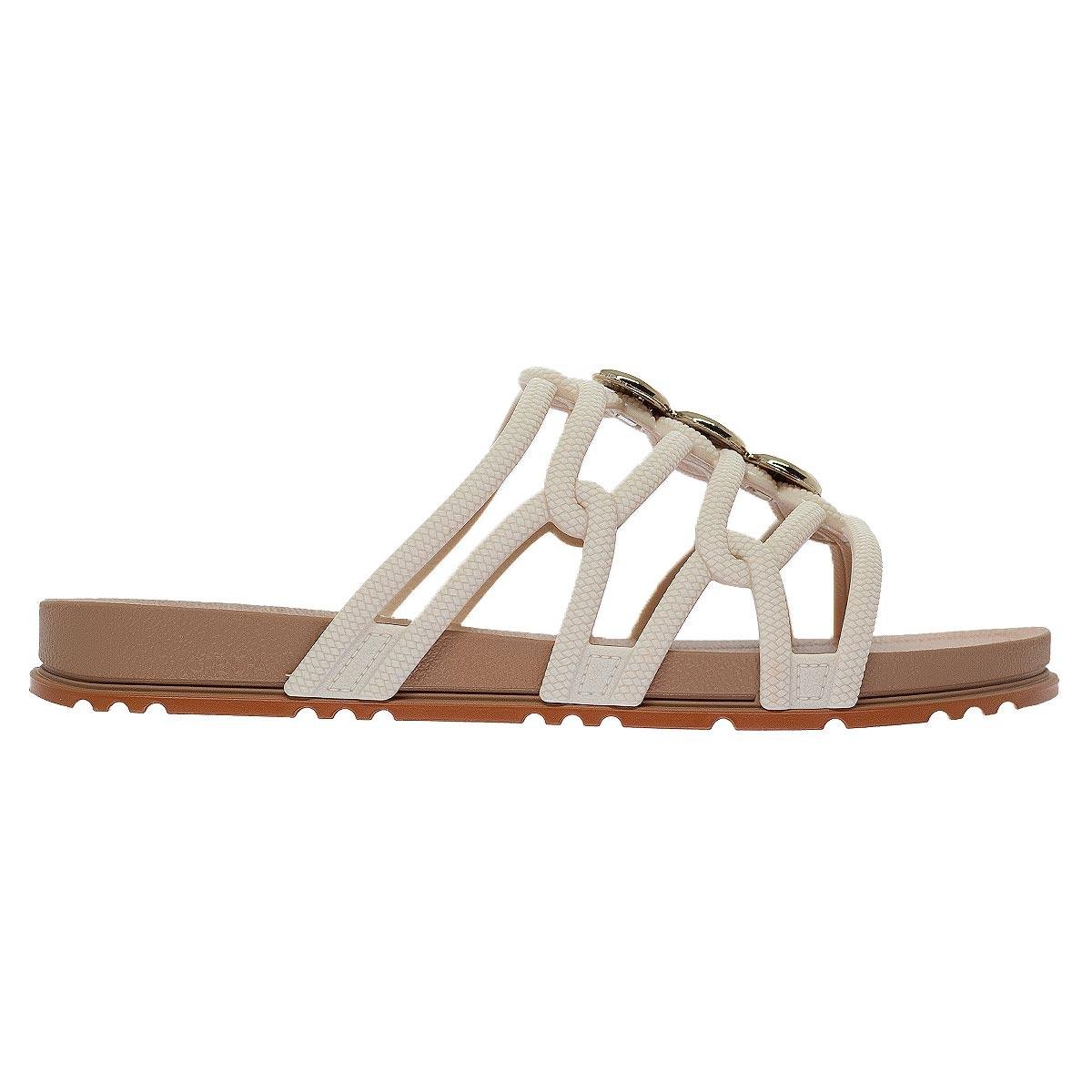 Rasteira Feminina Envolvente Grendha 19257 Offwhite