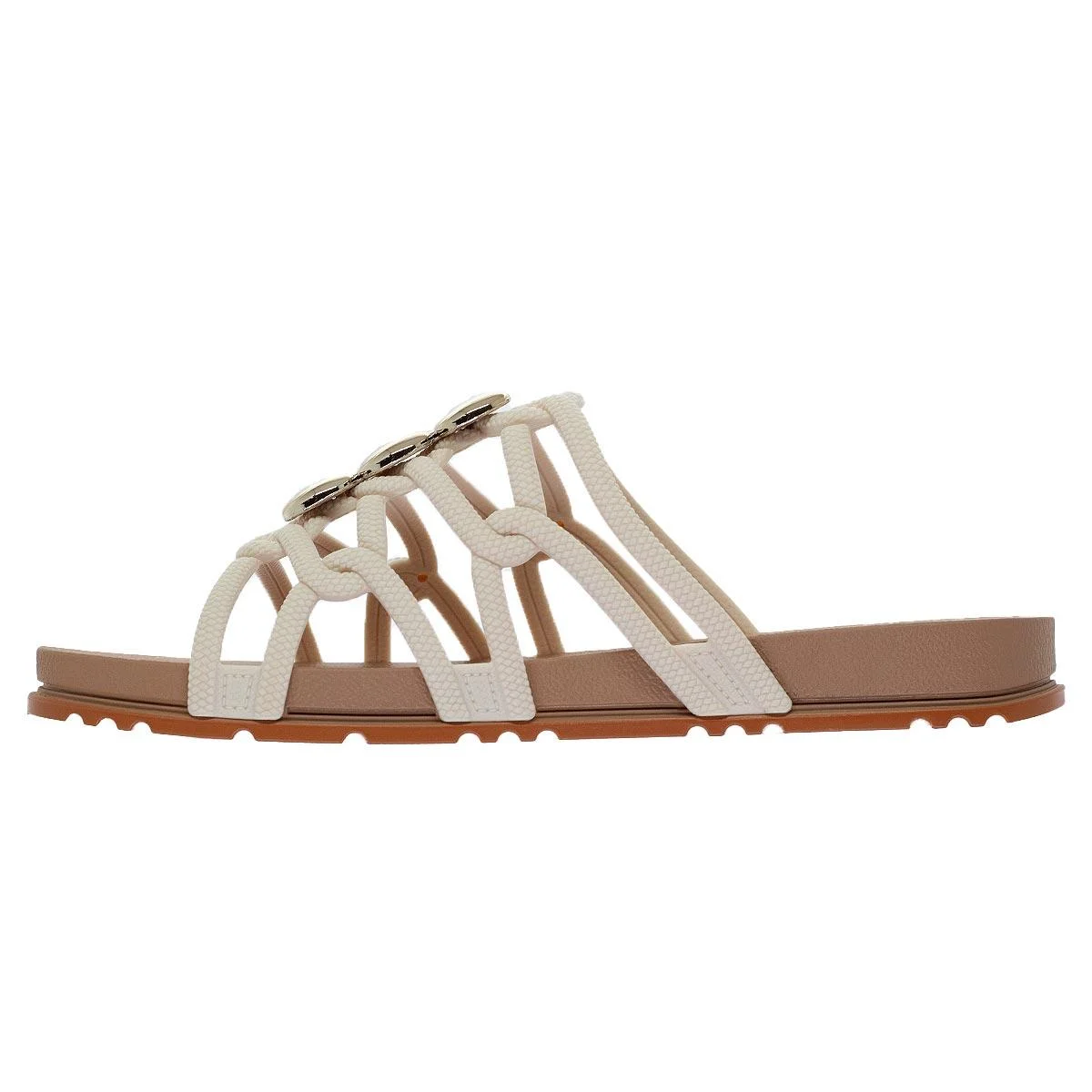 Rasteira Feminina Envolvente Grendha 19257 Offwhite Off White 2