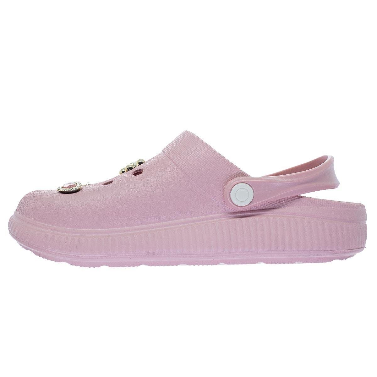 Sandália Babuche Infantil Menina Molekinha 2591 Rosa Rosa 2