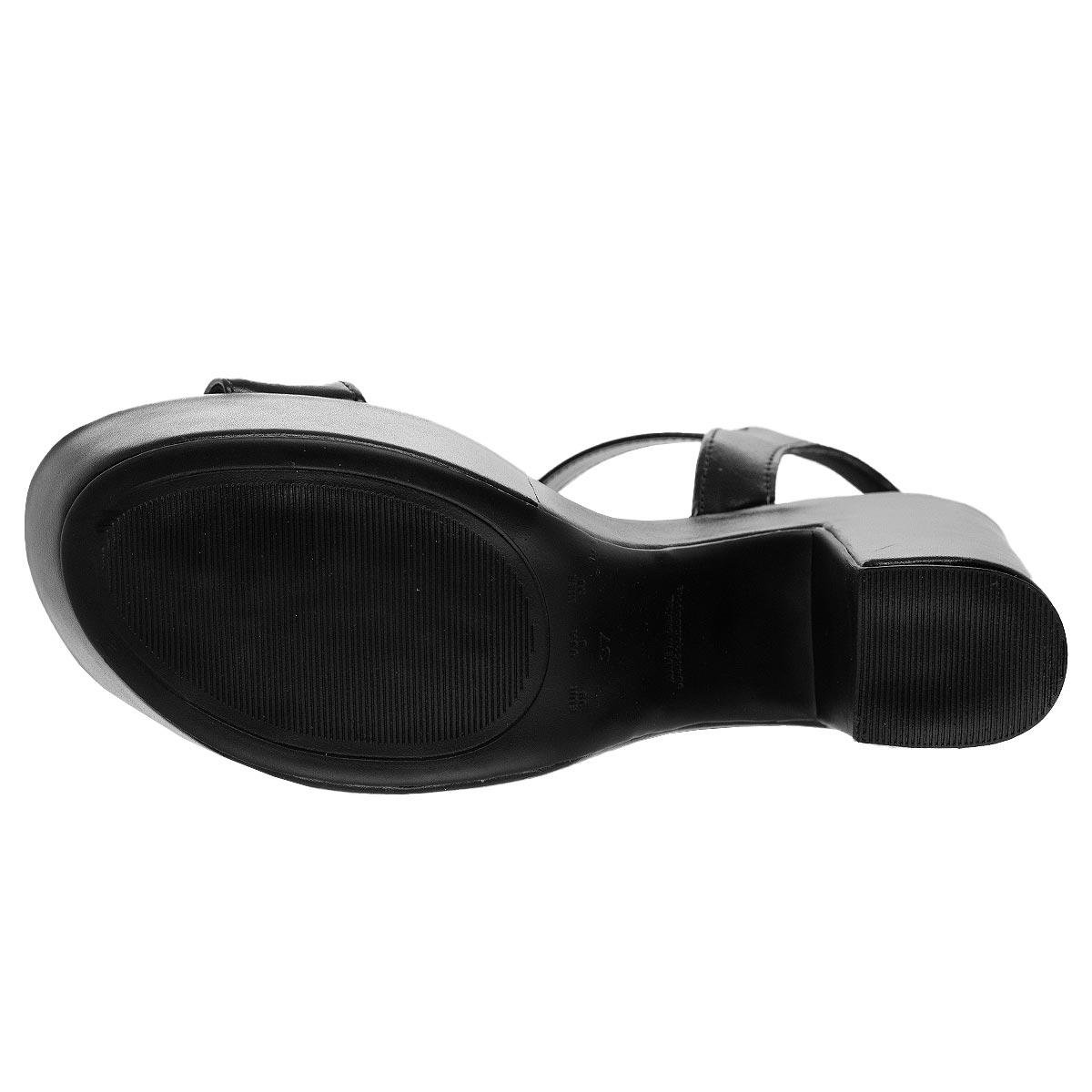 Sandália Plataforma Feminina Bebecê T5118-188 Preto Preto 4