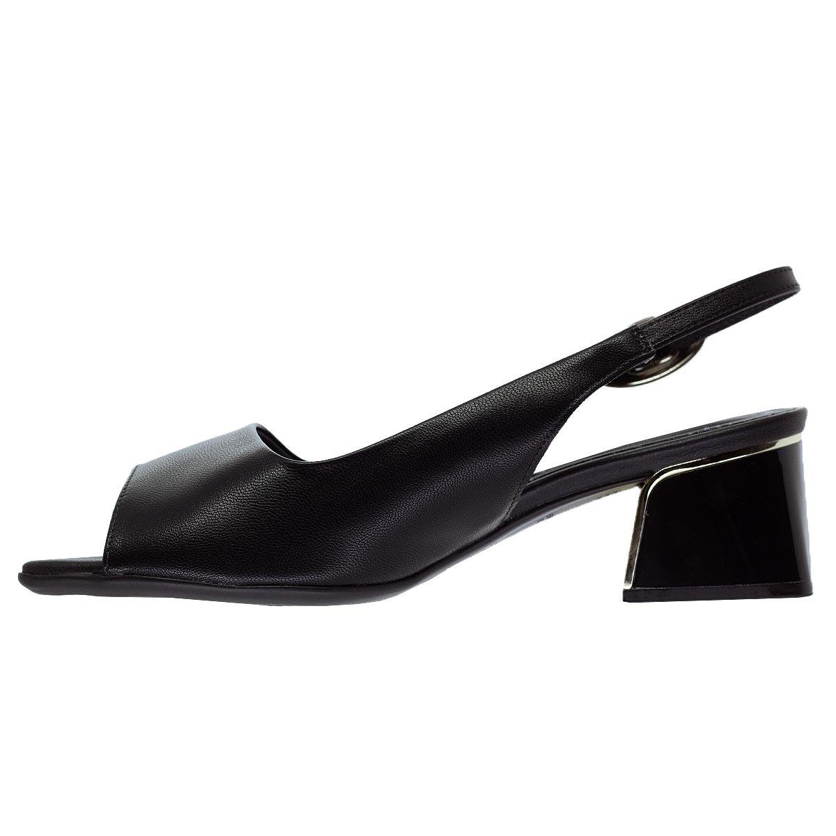 Sandália Salto Médio Feminina Piccadilly 543099-5 Preto