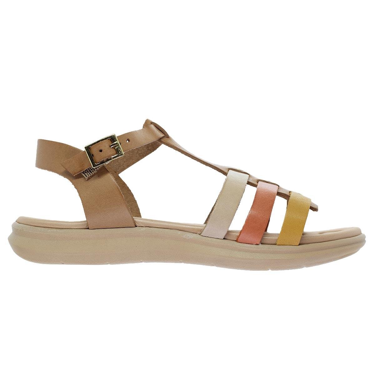 Sandália Feminina Pegada 232817 Bege
