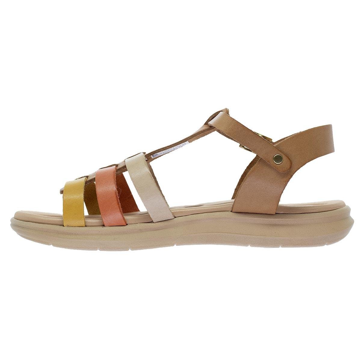 Sandália Feminina Pegada 232817 Bege Bege 2