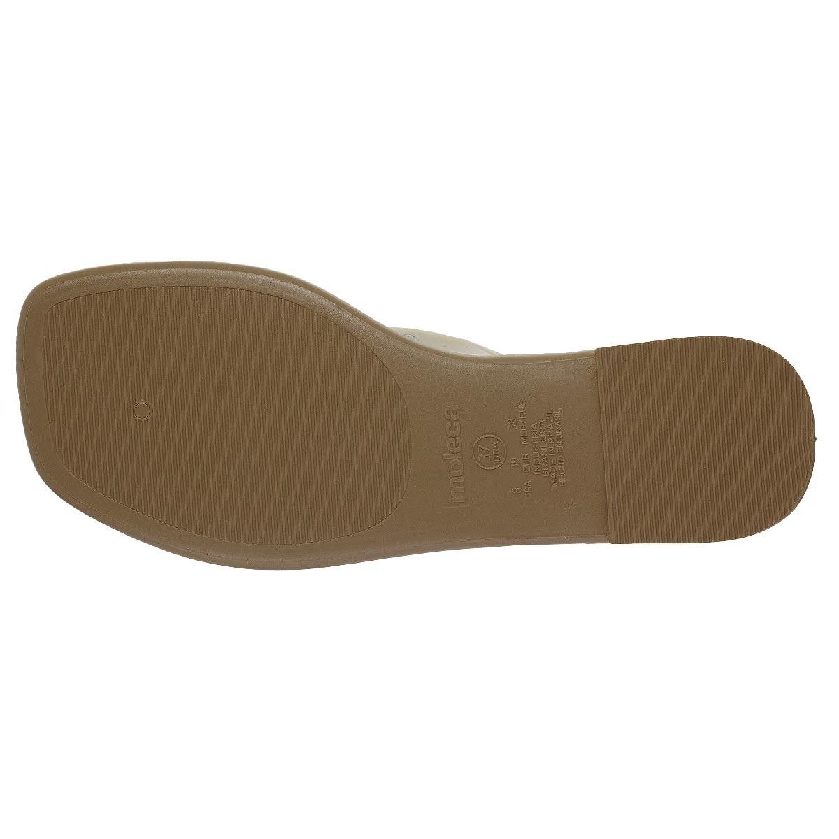 Rasteira Feminina Moleca 5535.202 Branco Branco 4