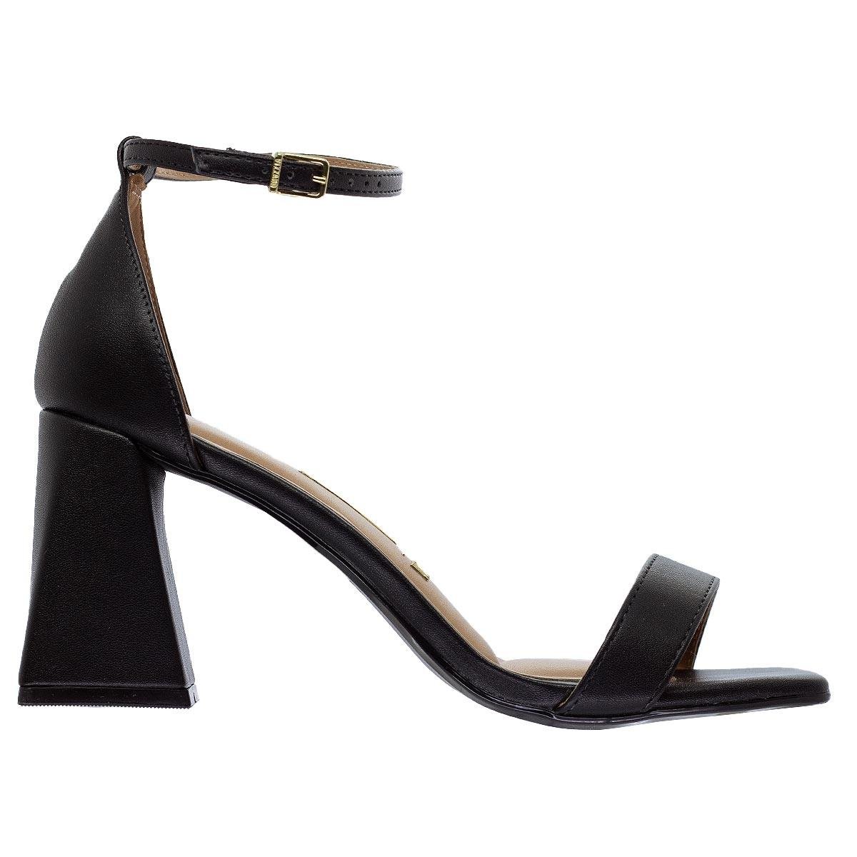 Sandália Feminina Salto Alto Vizzano 6464.102 Preto