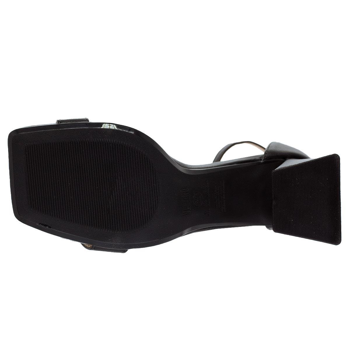 Sandália Feminina Salto Alto Vizzano 6464.102 Preto Preto 4