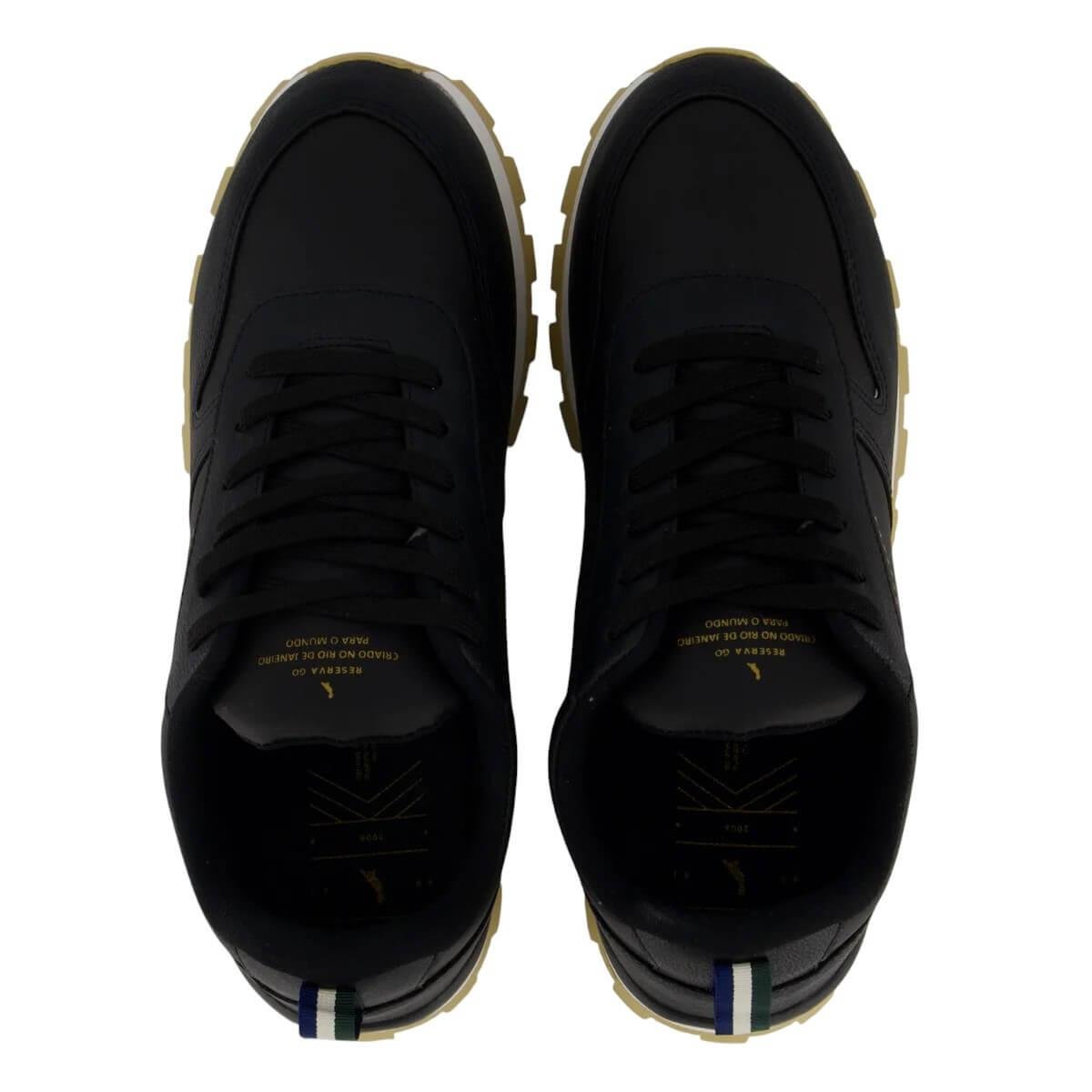 Tênis Casual Masculino Reserva Rsv Smart Preto Preto 3