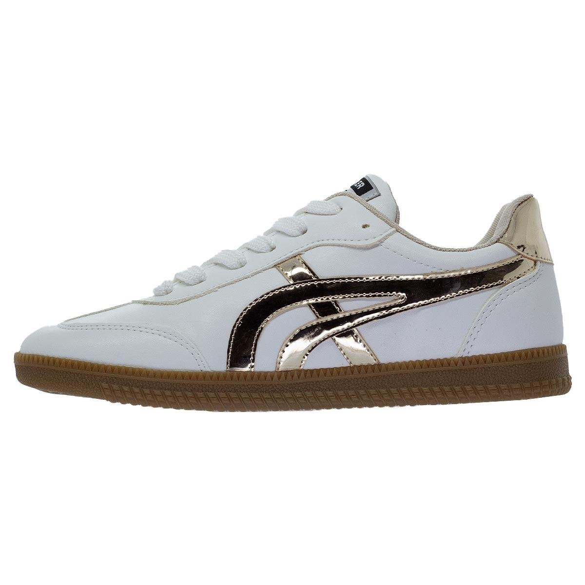 Tênis Casual Feminino Sua Cia 8355 Branco Branco 2