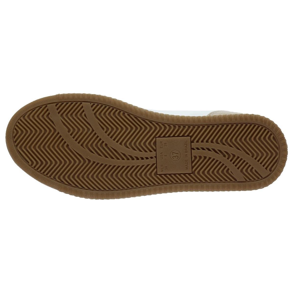 Tênis Casual Feminino Sua Cia 8355 Branco Branco 4