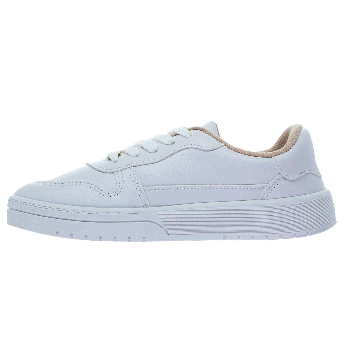 Tênis Casual Feminina Moleca 5791.110 Branco Branco 2