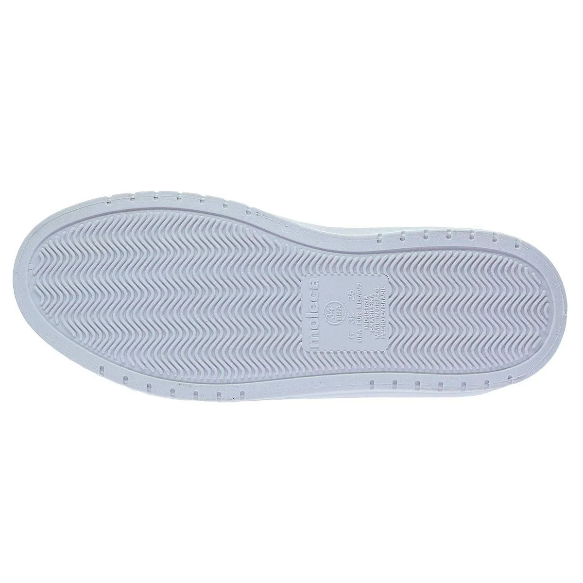 Tênis Casual Feminina Moleca 5791.110 Branco Branco 4