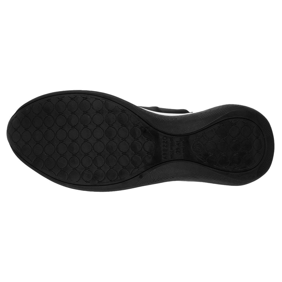 Tênis Slip On Feminino Arezzo A11303 Preto Preto 4