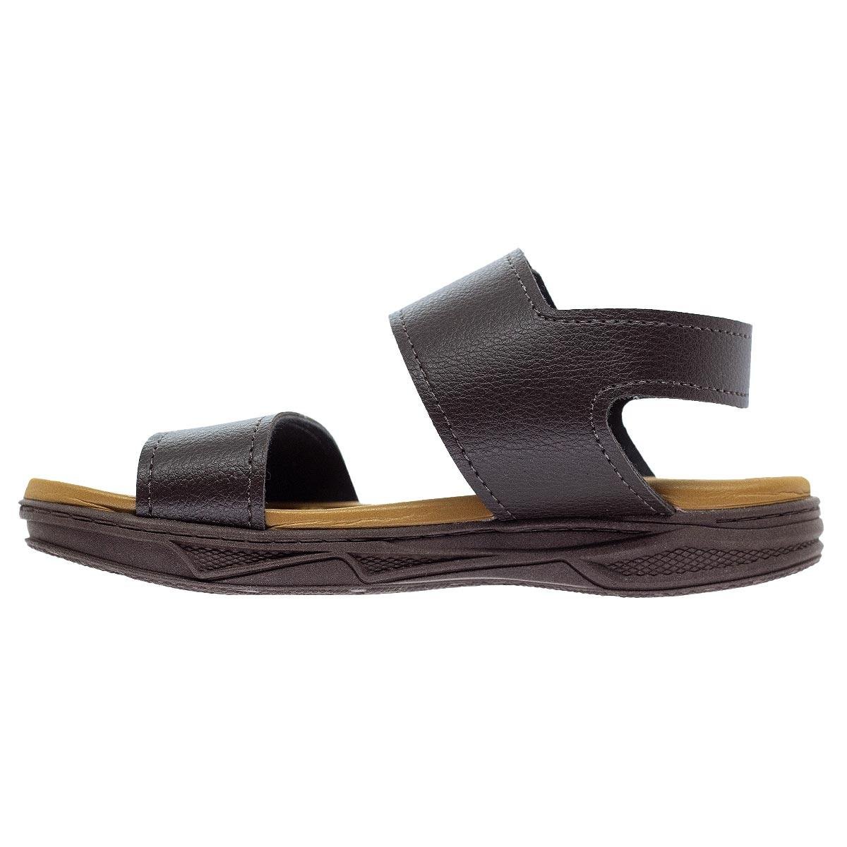 Sandália Infantil Menino Molekinho 2402.740 Marrom Marrom 2