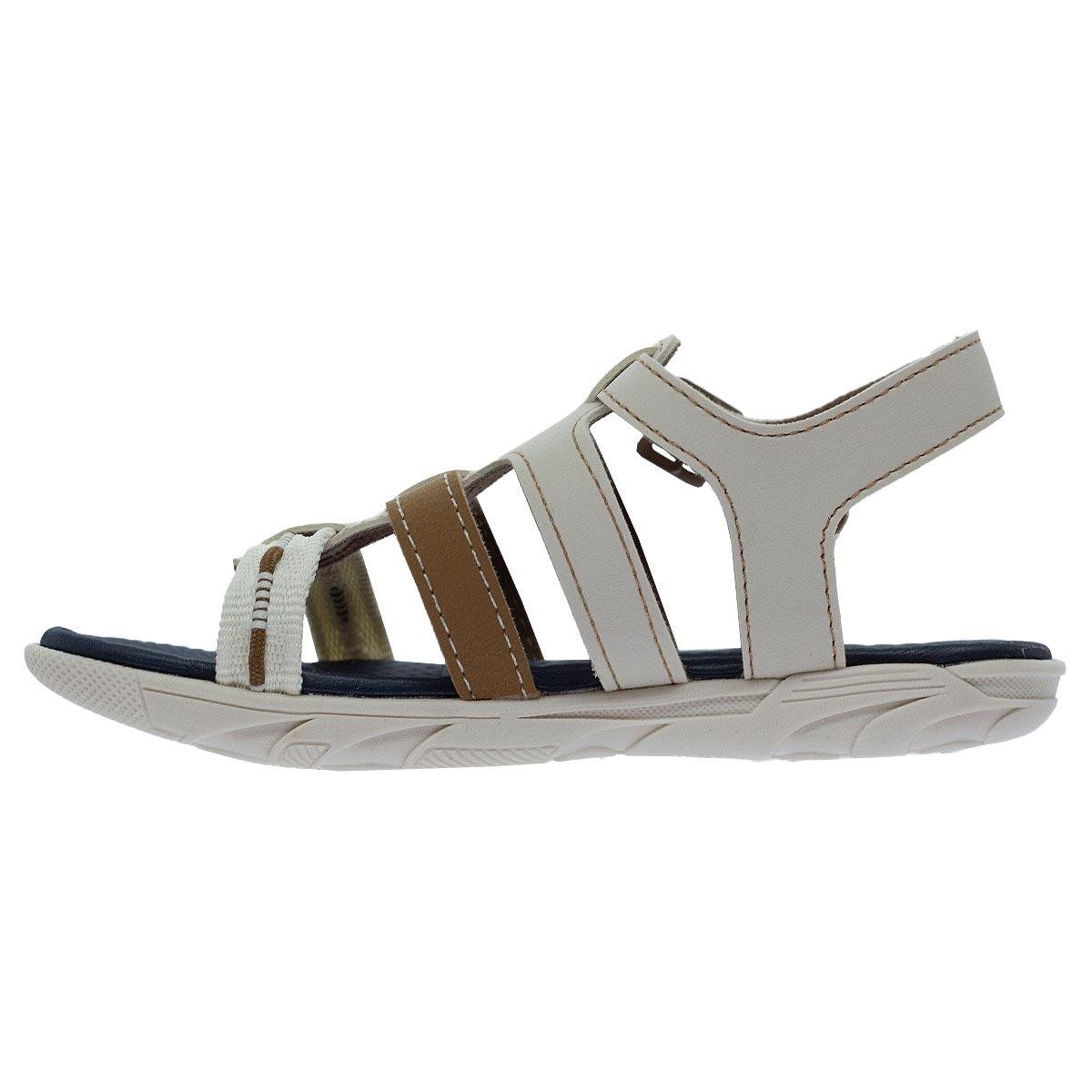 Sandália Infantil Menino Molekinho 2135.657 Branco Branco 2