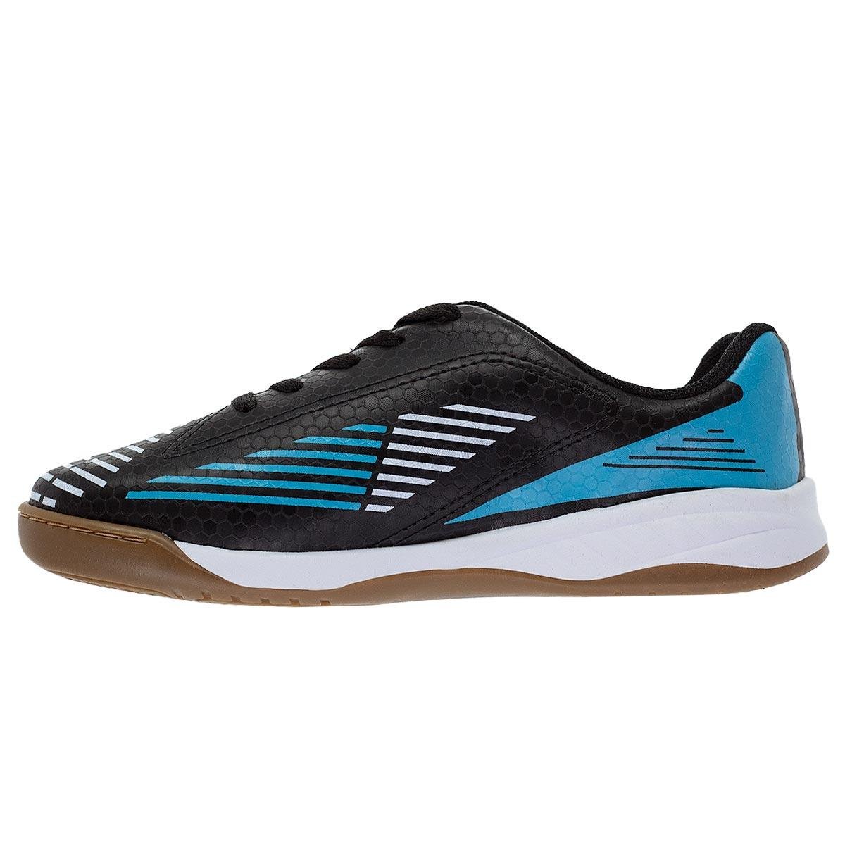 Chuteira Indoor Infantil Menino Molekinho 2856.103 Preto Preto 2