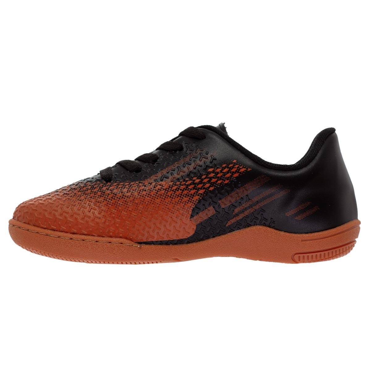 Chuteira Indoor Infantil Menino Molekinho 2808.329 Preto Preto 2