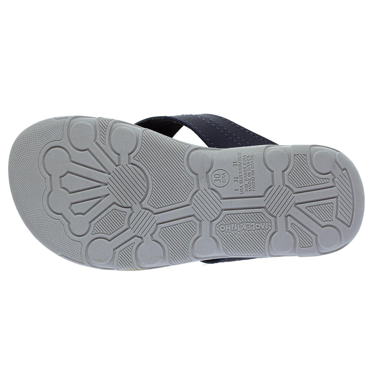 Chinelo Infantil Menino Molekinho 2400.365 Marinho Azul Marinho 4