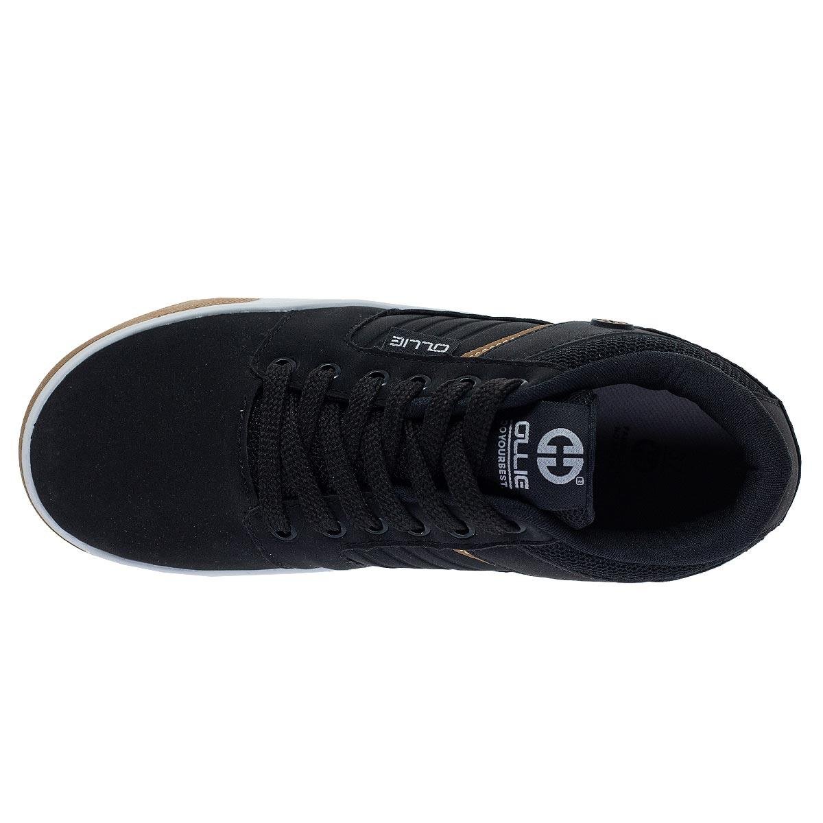 Tênis Masculino Ollie Monster3 Preto Preto 3