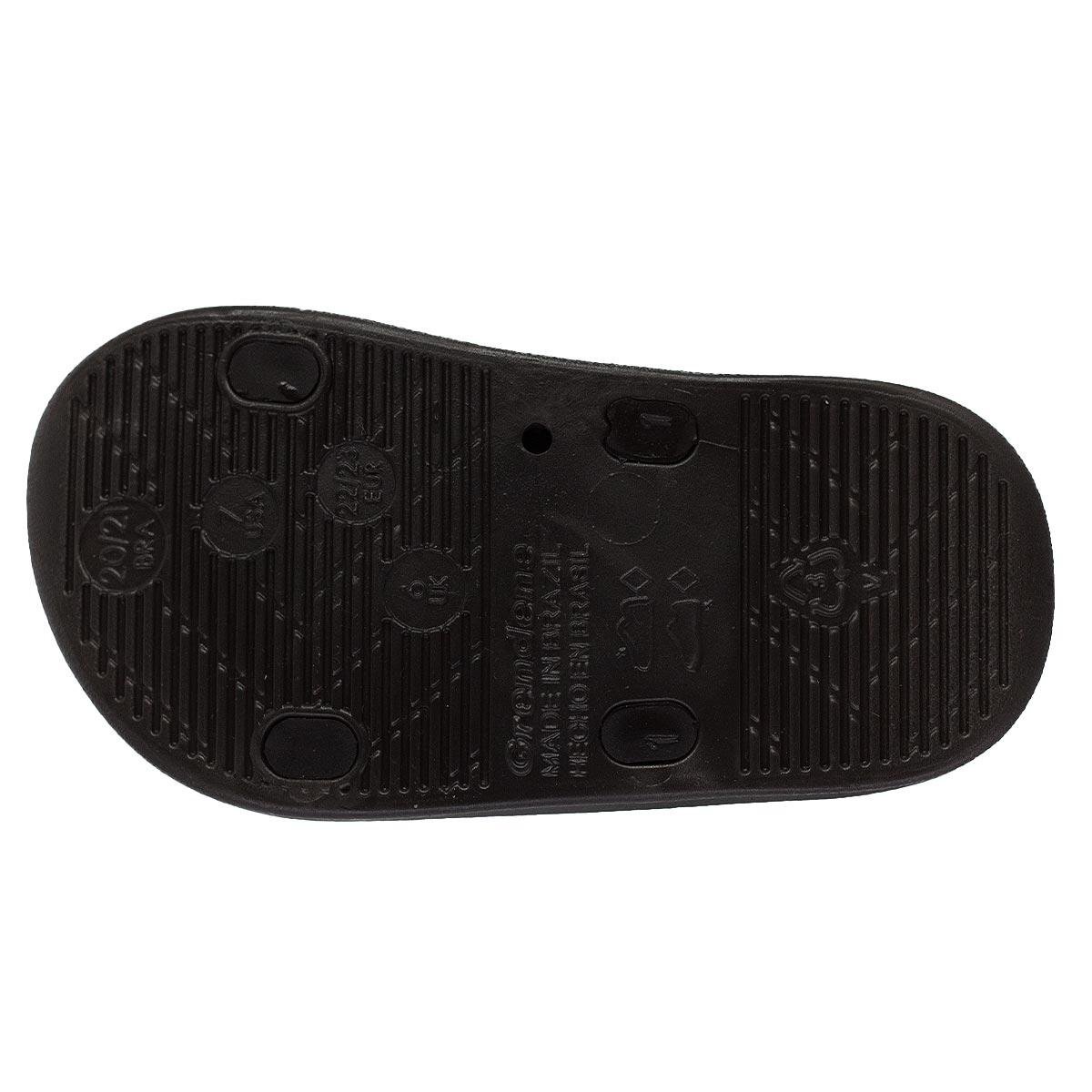 Chinelo Infantil Menino Slide Rider 12414 Preto Preto 4