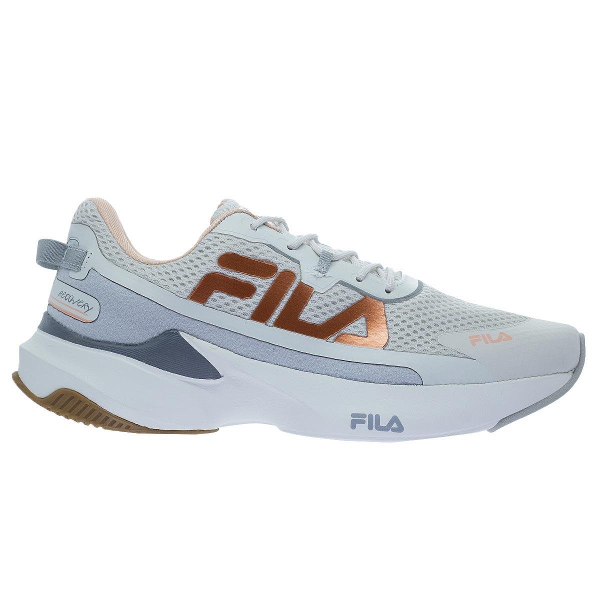 Tênis Esportivo Feminino Fila Recovery Branco