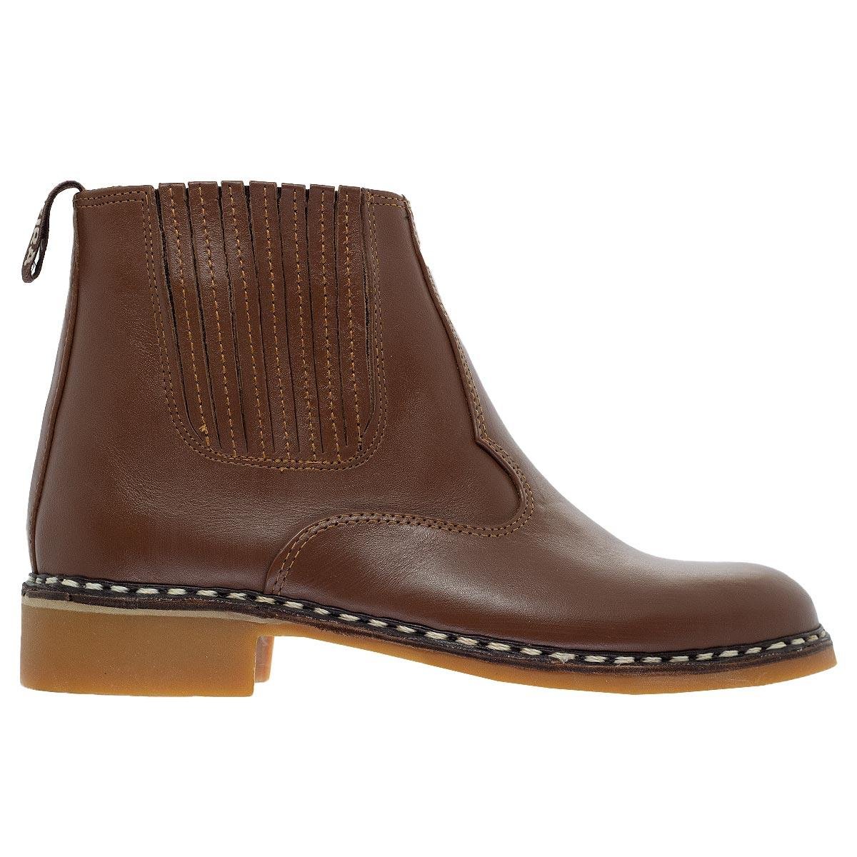 Botina Masculina Oliveira 04 Marrom