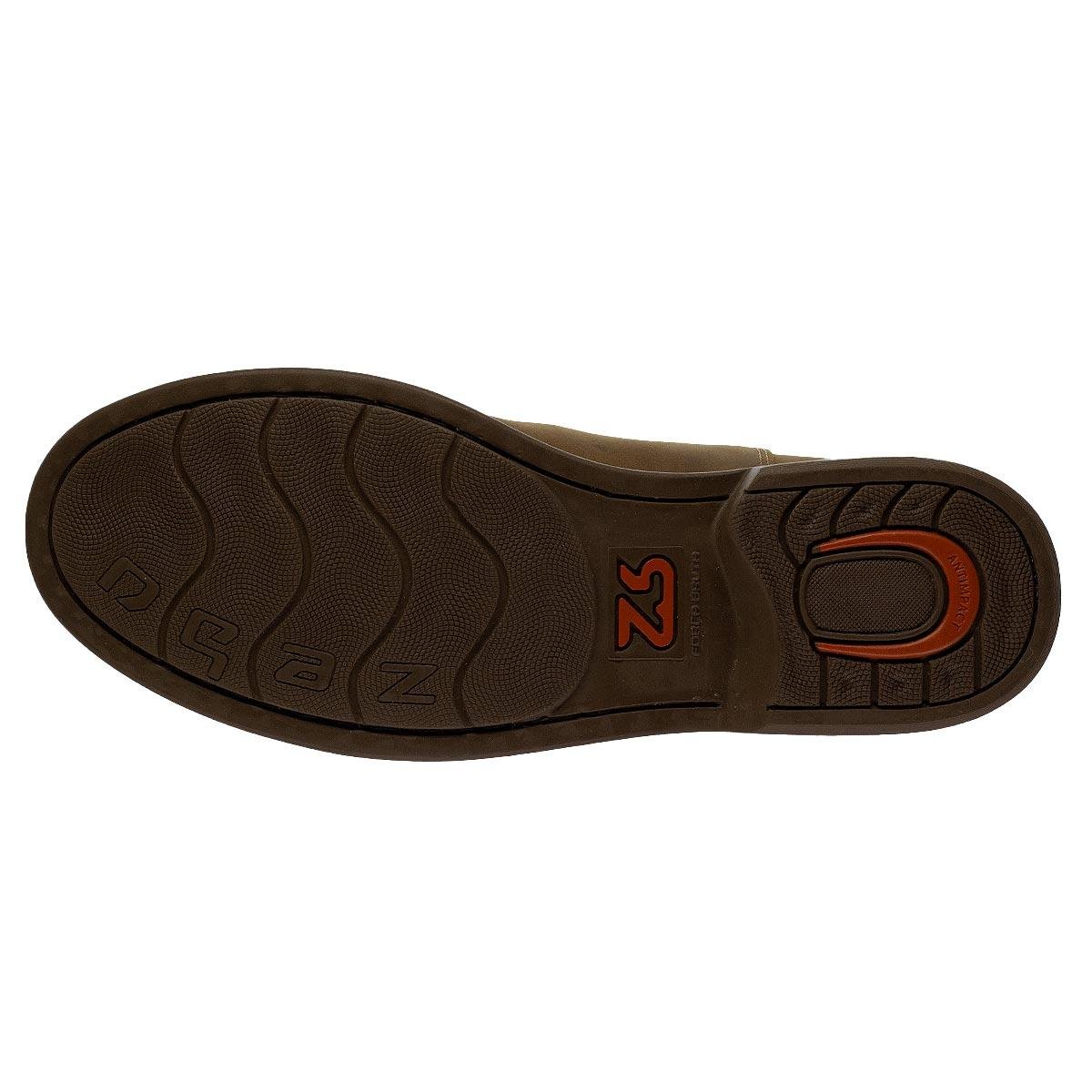 Botina Masculina Zebu Original 59080 Marrom Marrom 4