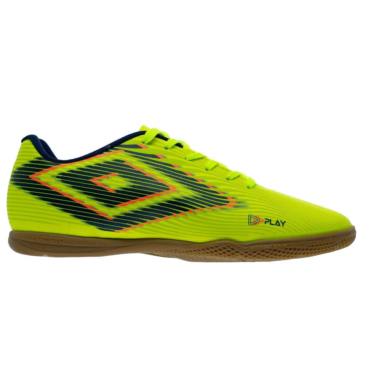 Chuteira Masculino Indoor Umbro Play Amarela