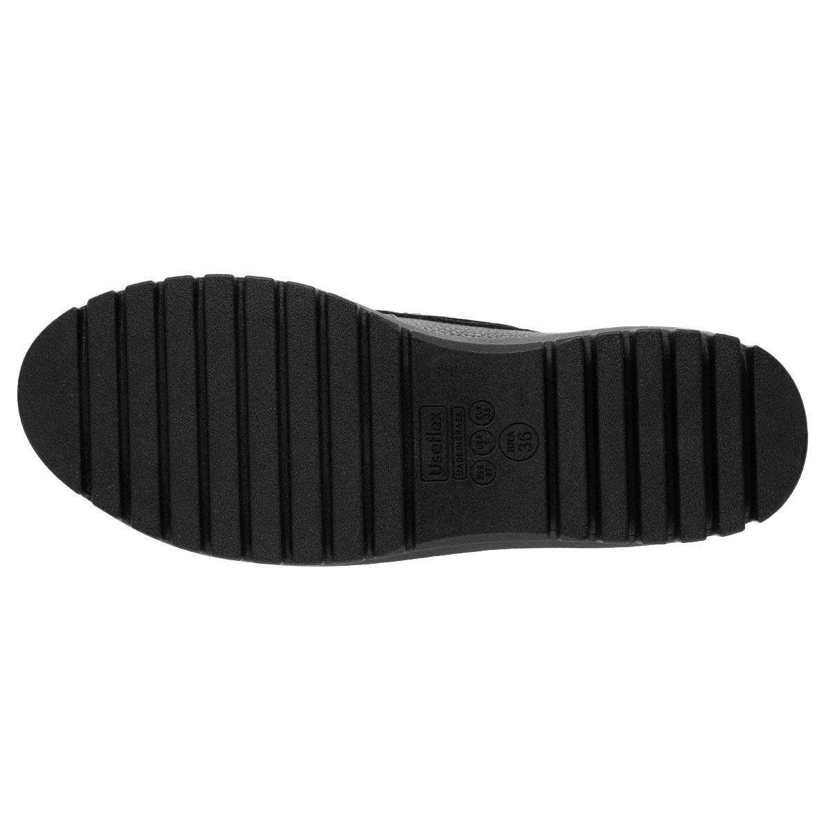 Mocassim Feminino Usaflex AJ0701001 Preto Preto 4