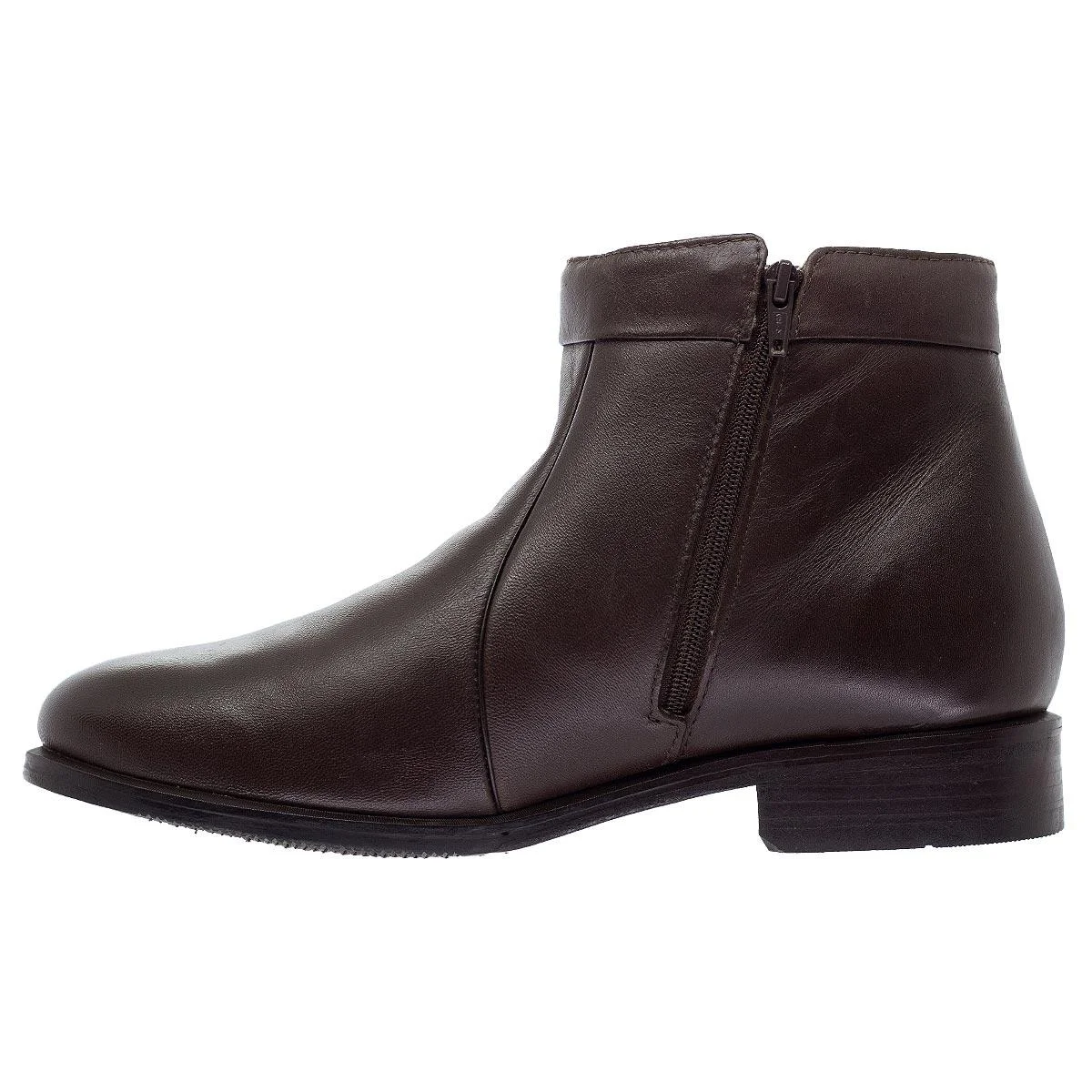 Bota Social Masculina Oliveira 550 Marrom Marrom 2