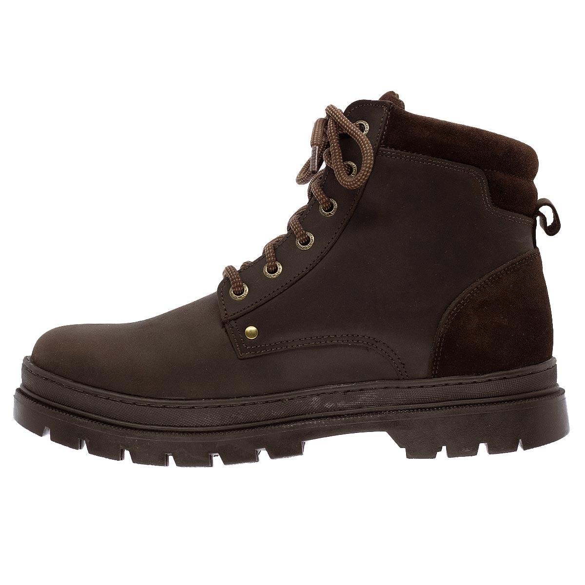 Bota Coturno Masculino Cano Curto Macboot Cumaru Café Café 2
