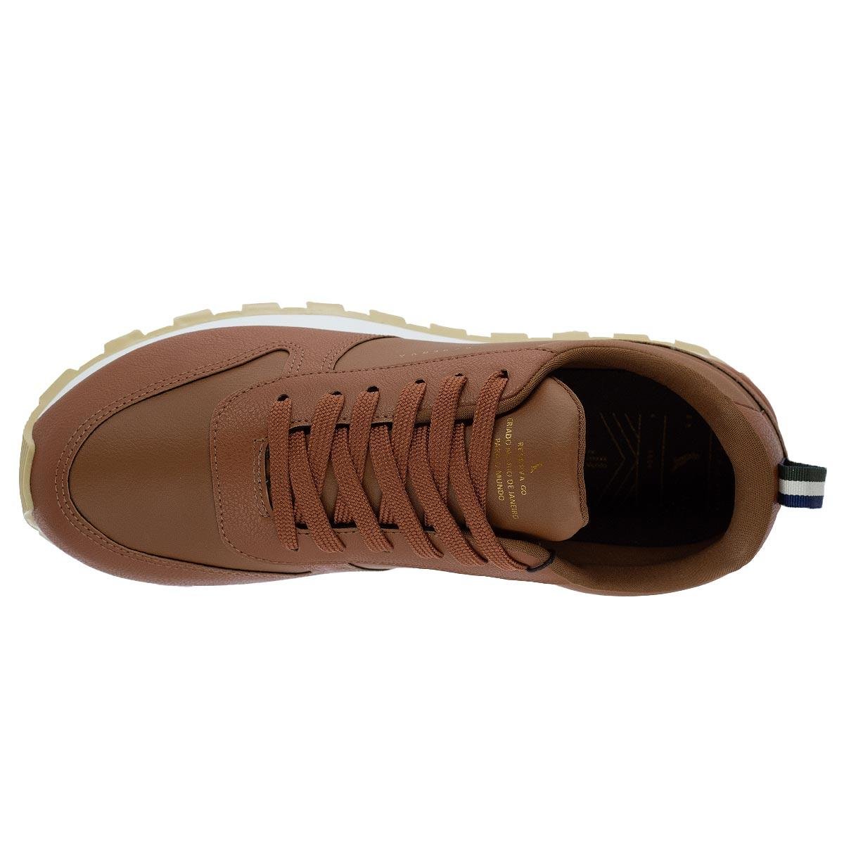 Tênis Casual Masculino Reserva Rsv Smart Caramelo Caramelo 3