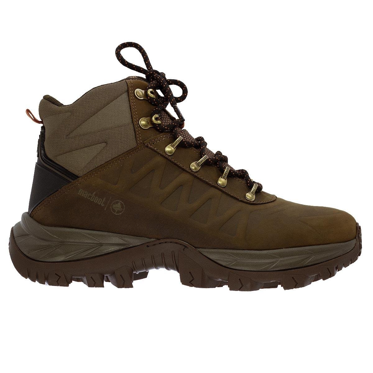 Bota Coturno Masculino Cano Curto Macboot Aruna Marrom