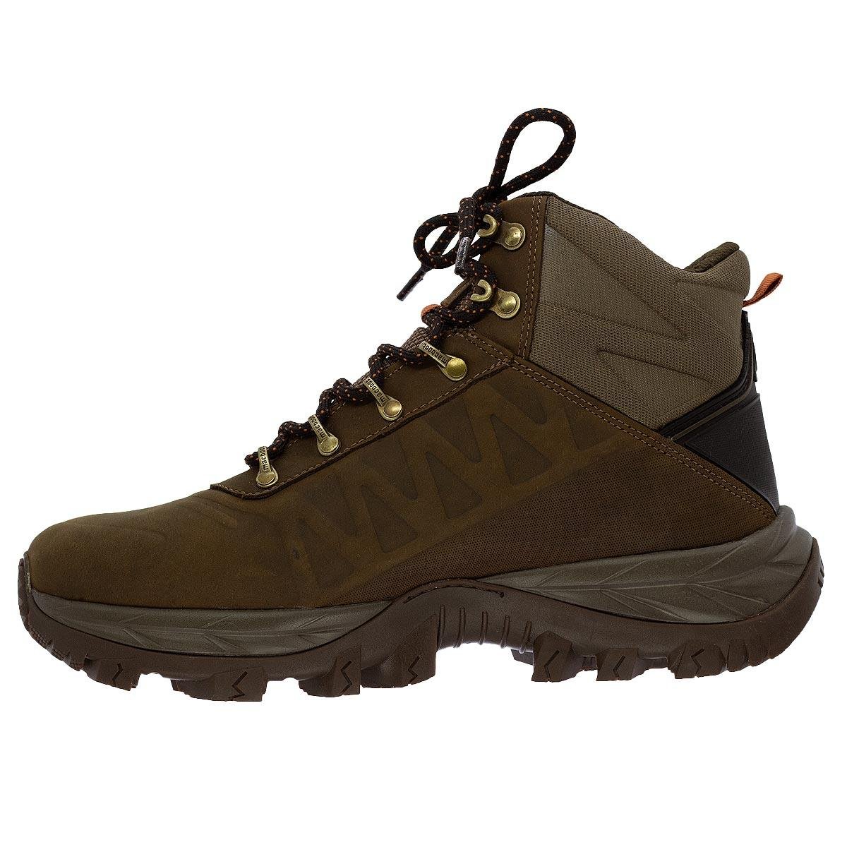 Bota Coturno Masculino Cano Curto Macboot Aruna Marrom Marrom 2