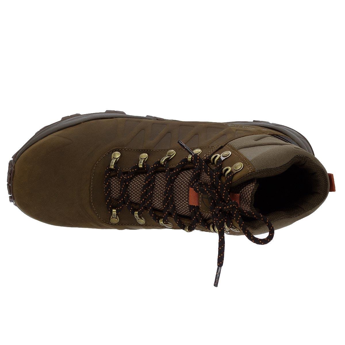 Bota Coturno Masculino Cano Curto Macboot Aruna Marrom Marrom 3