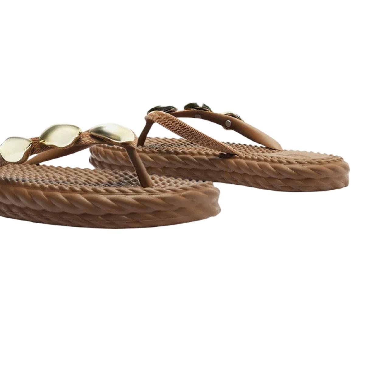 Chinelo Feminino Brizza Z19155 Marrom Marrom 4