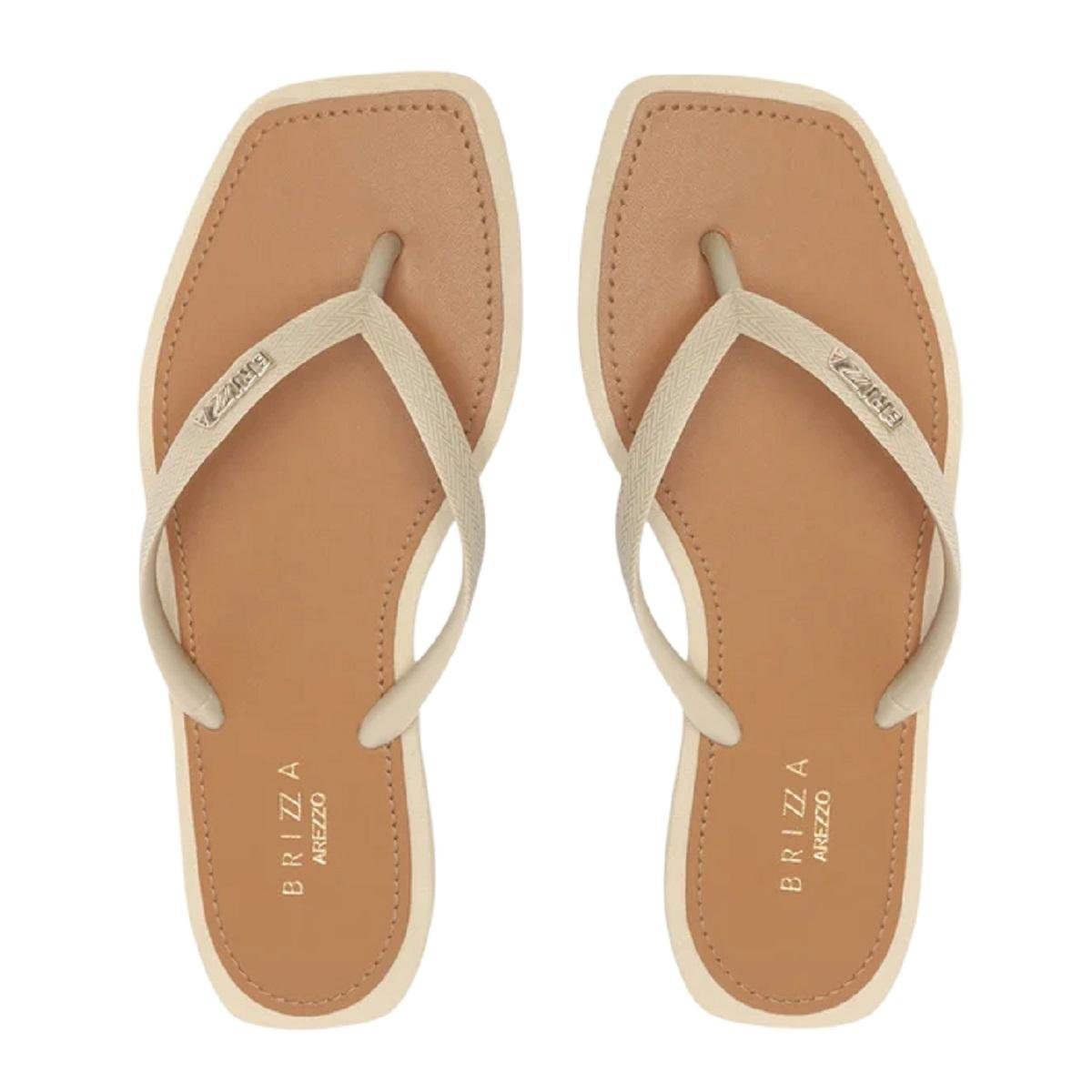 Chinelo Feminino Brizza Z19027 Bege
