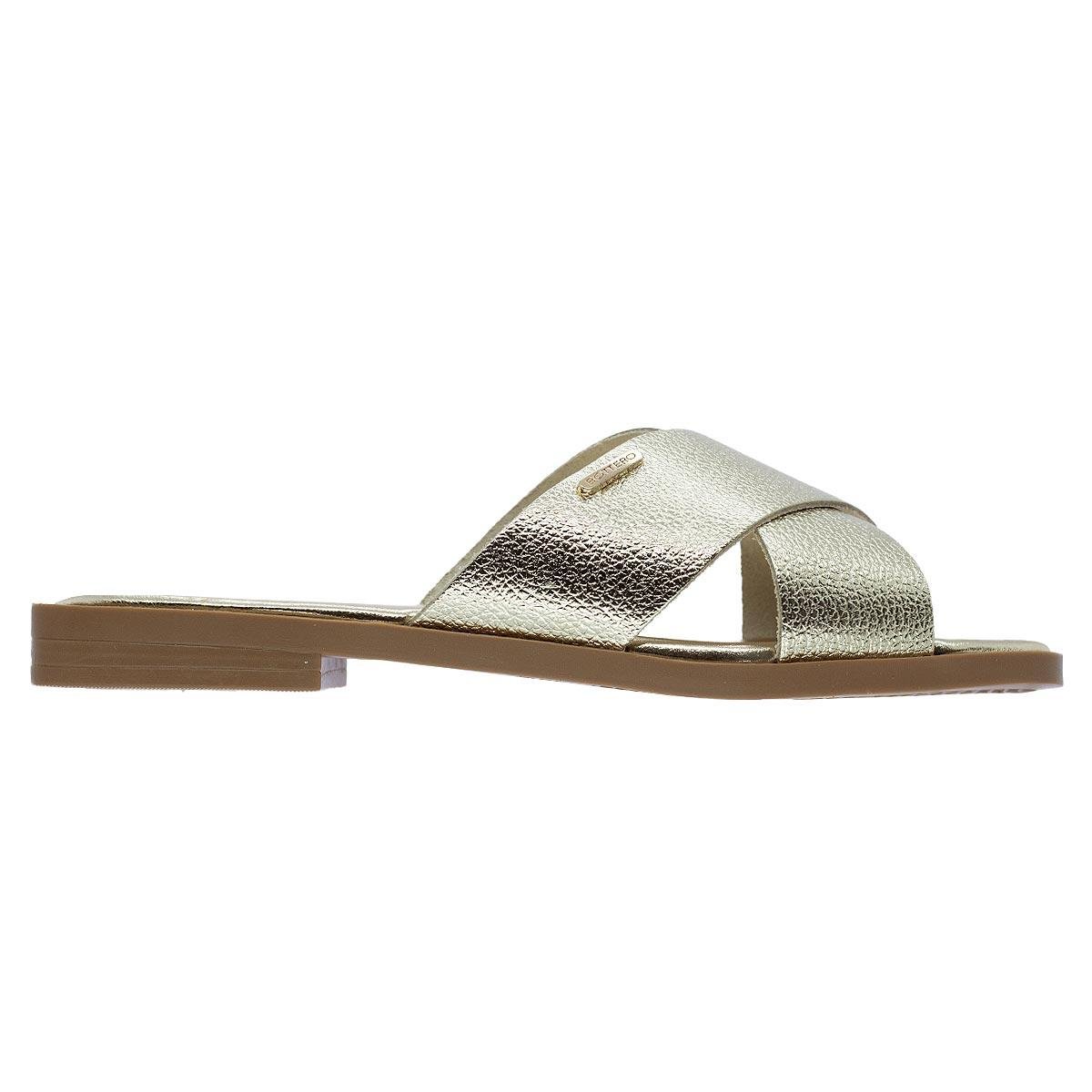 Rasteira Feminina Bottero 336818 Dourada