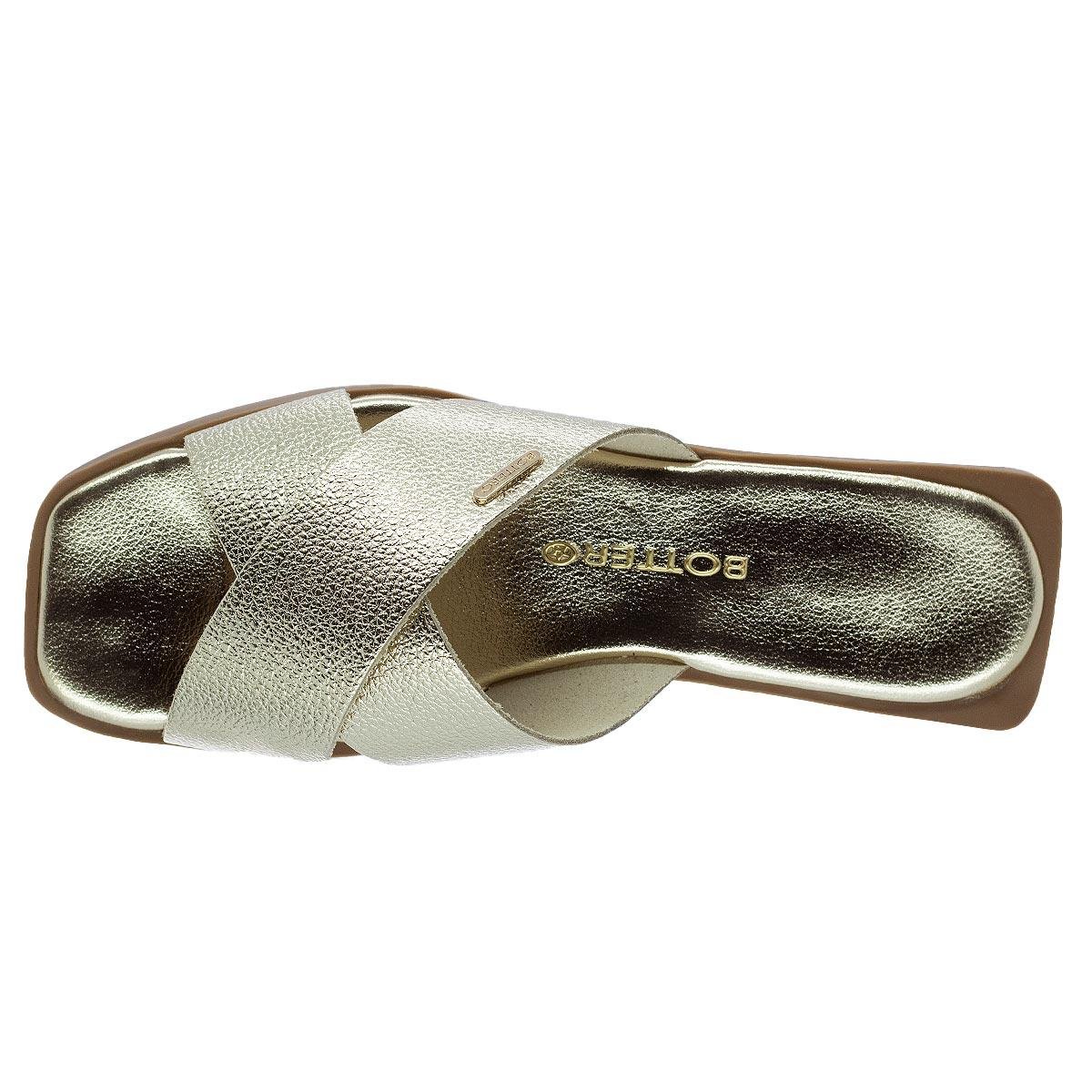 Rasteira Feminina Bottero 336818 Dourada Dourado 3