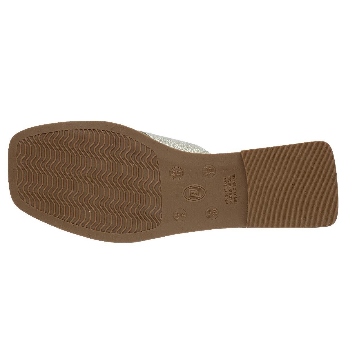 Rasteira Feminina Bottero 336818 Dourada Dourado 4