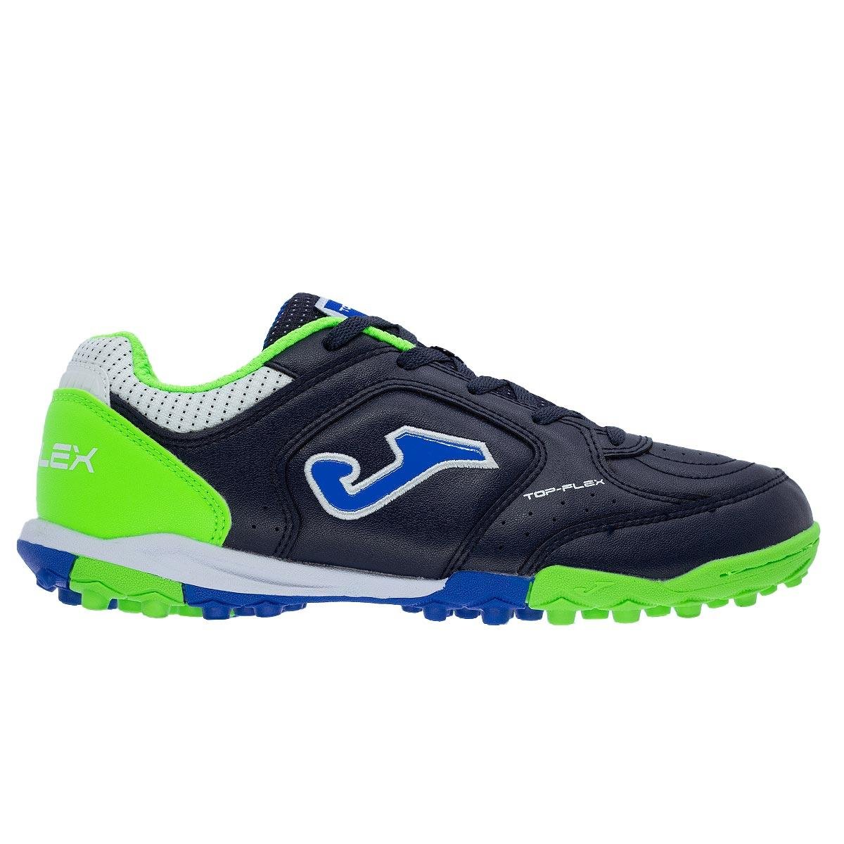 Chuteira Society Infantil Menino Joma Top Flex JR marinho