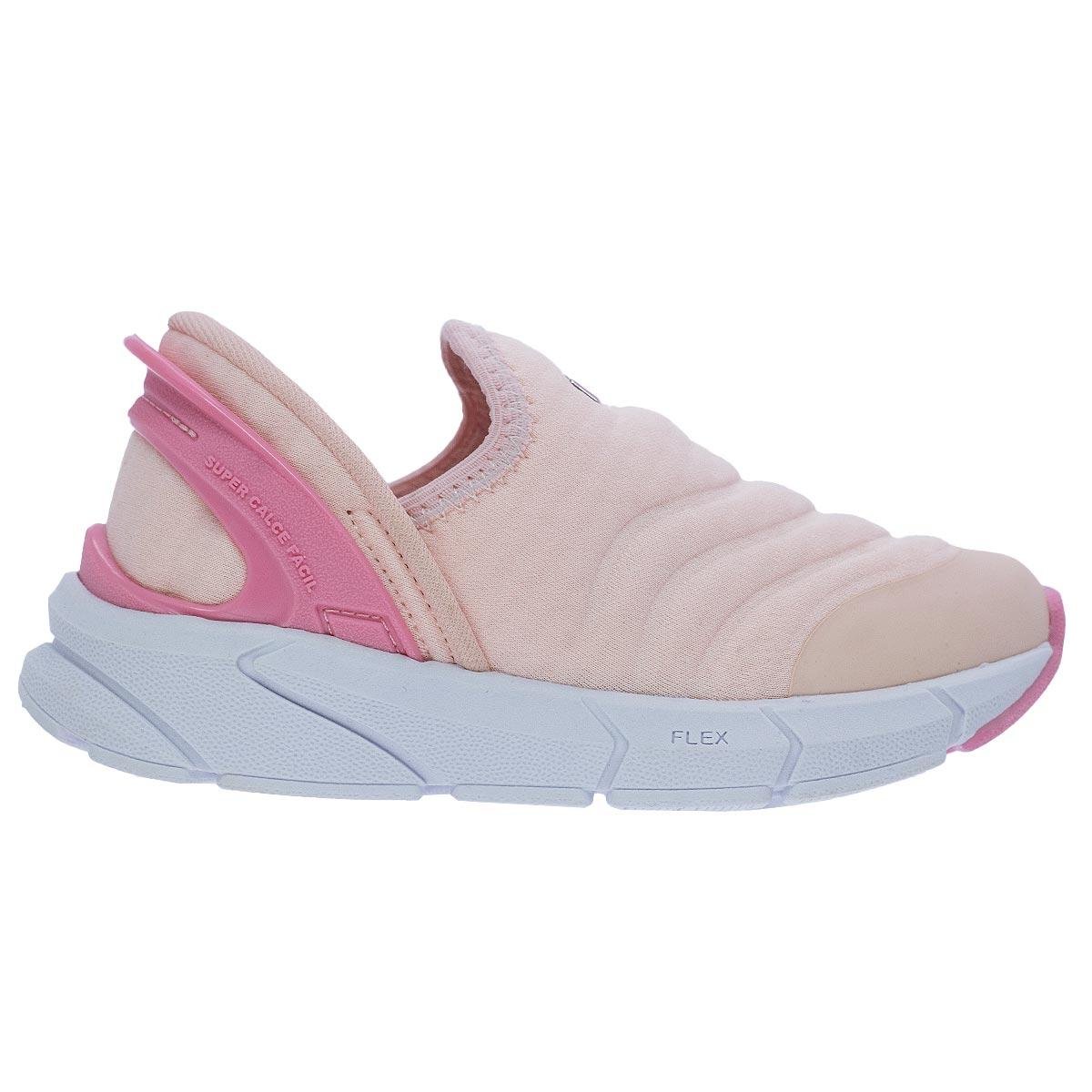 Tênis Slip On Infantil Menina Kidy 041-1189 Rosa