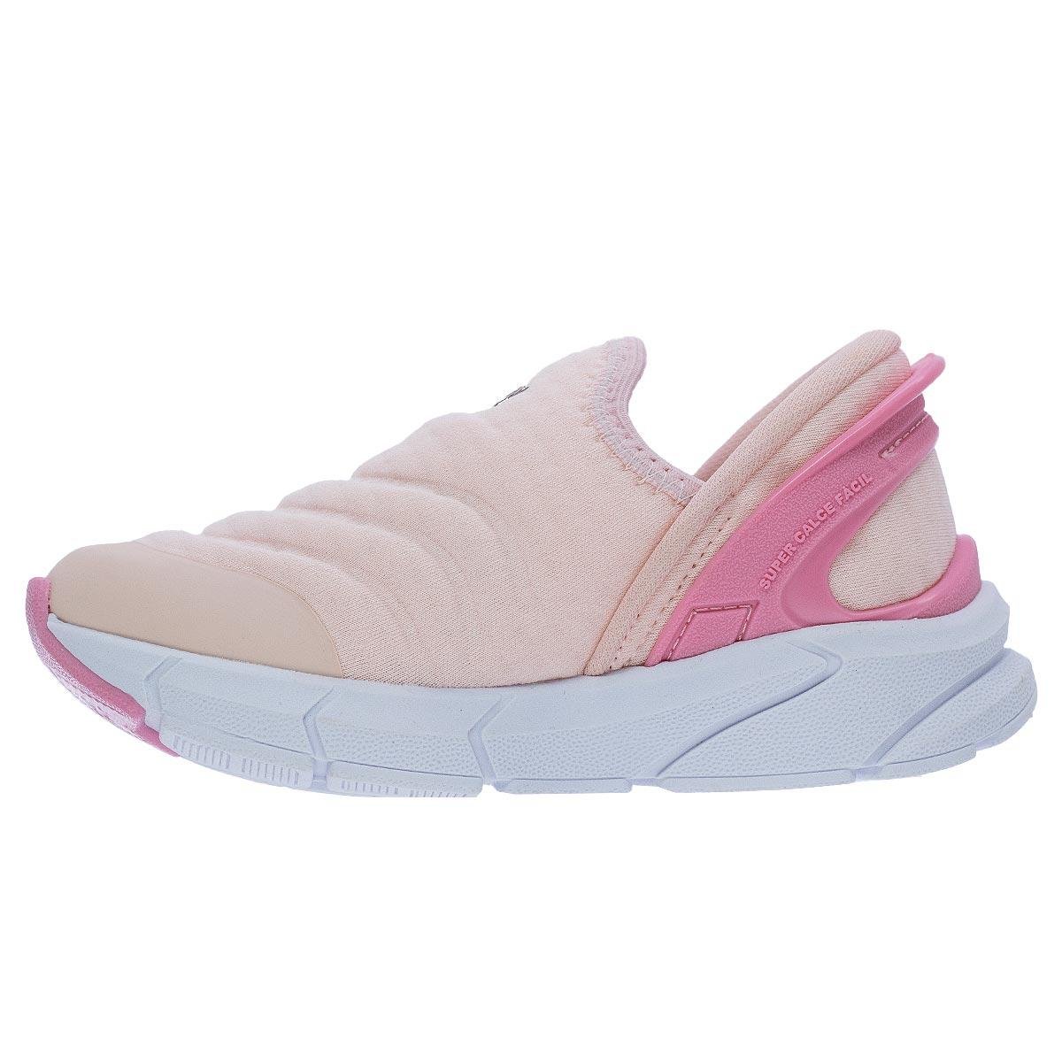 Tênis Slip On Infantil Menina Kidy 041-1189 Rosa Rosa 2