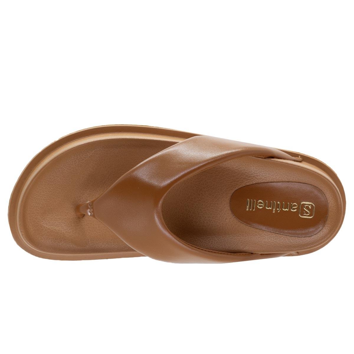 Tamanco Feminino Santinelli 1550.030 Caramelo Caramelo 3
