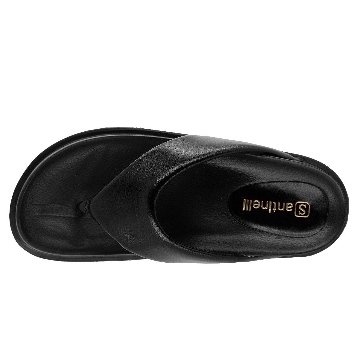 Tamanco Feminino Santinelli 1550.030 Preto Preto 3