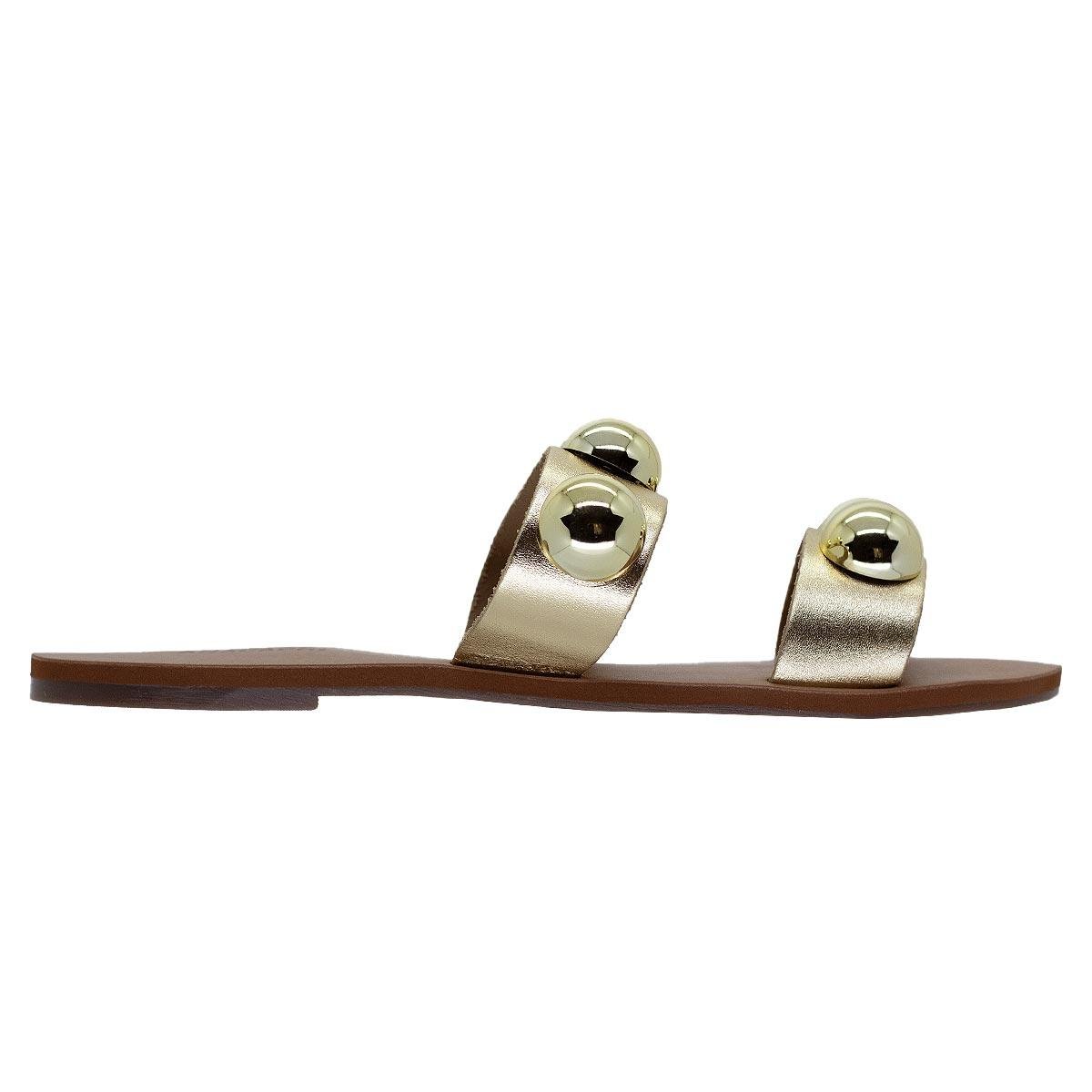 Rasteira Feminina Anacapri C30014 Dourado