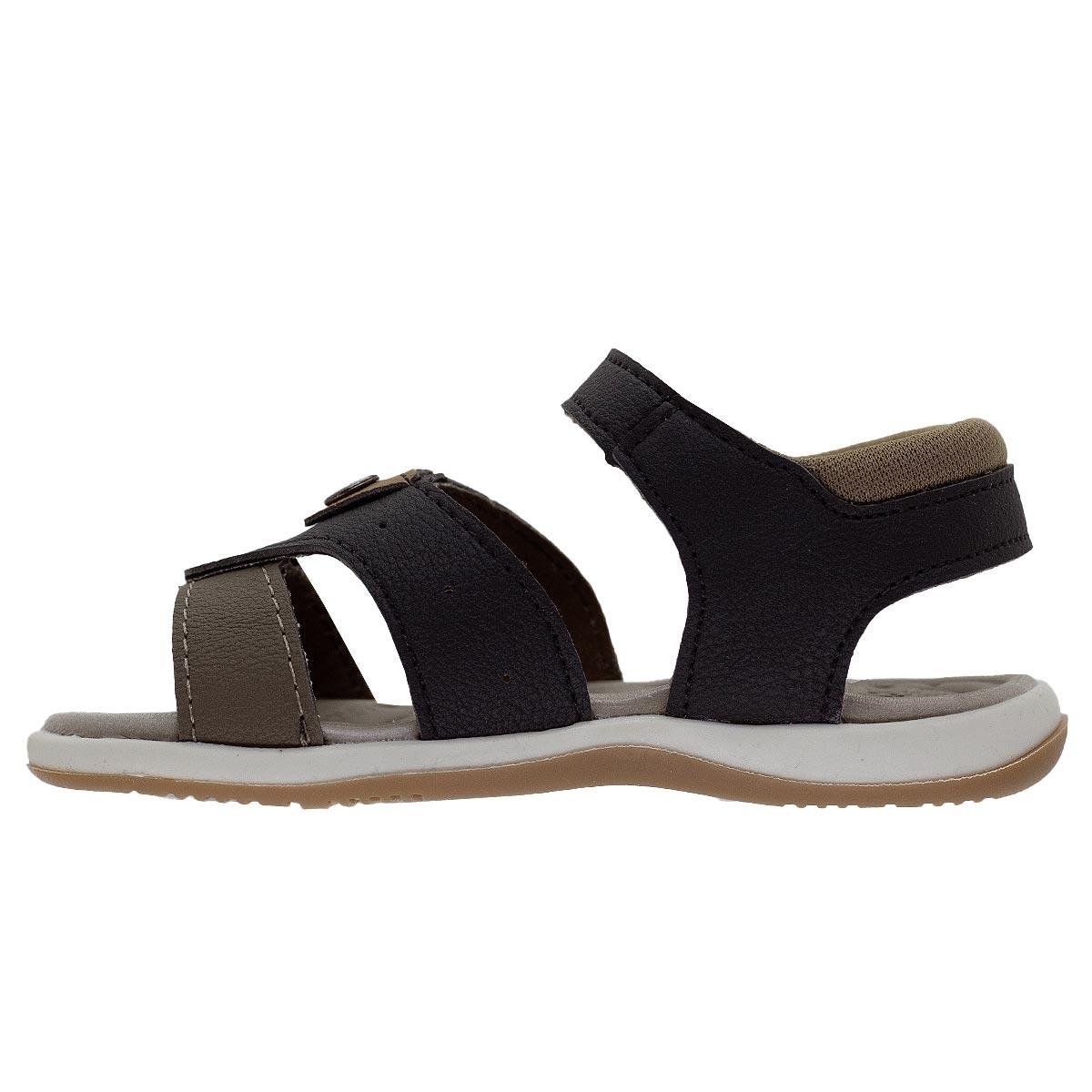 Sandália Infantil Menino Kidy 001-1045 Preto Preto 2