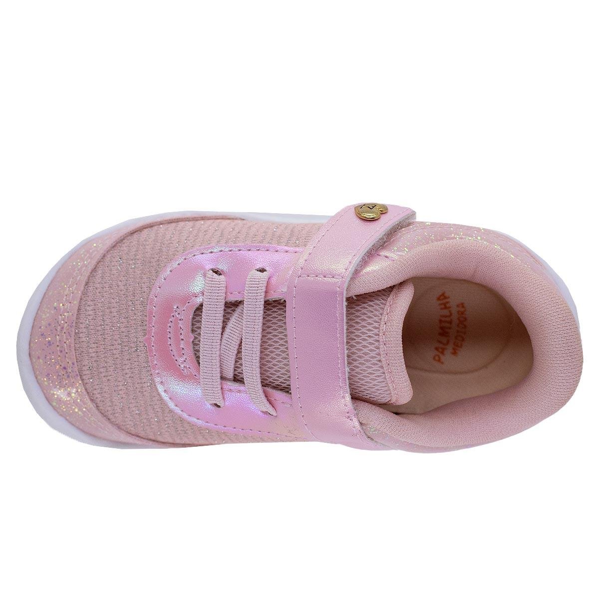 Tênis Infantil Menina Kidy 008-1648 Rosa Rosa 3