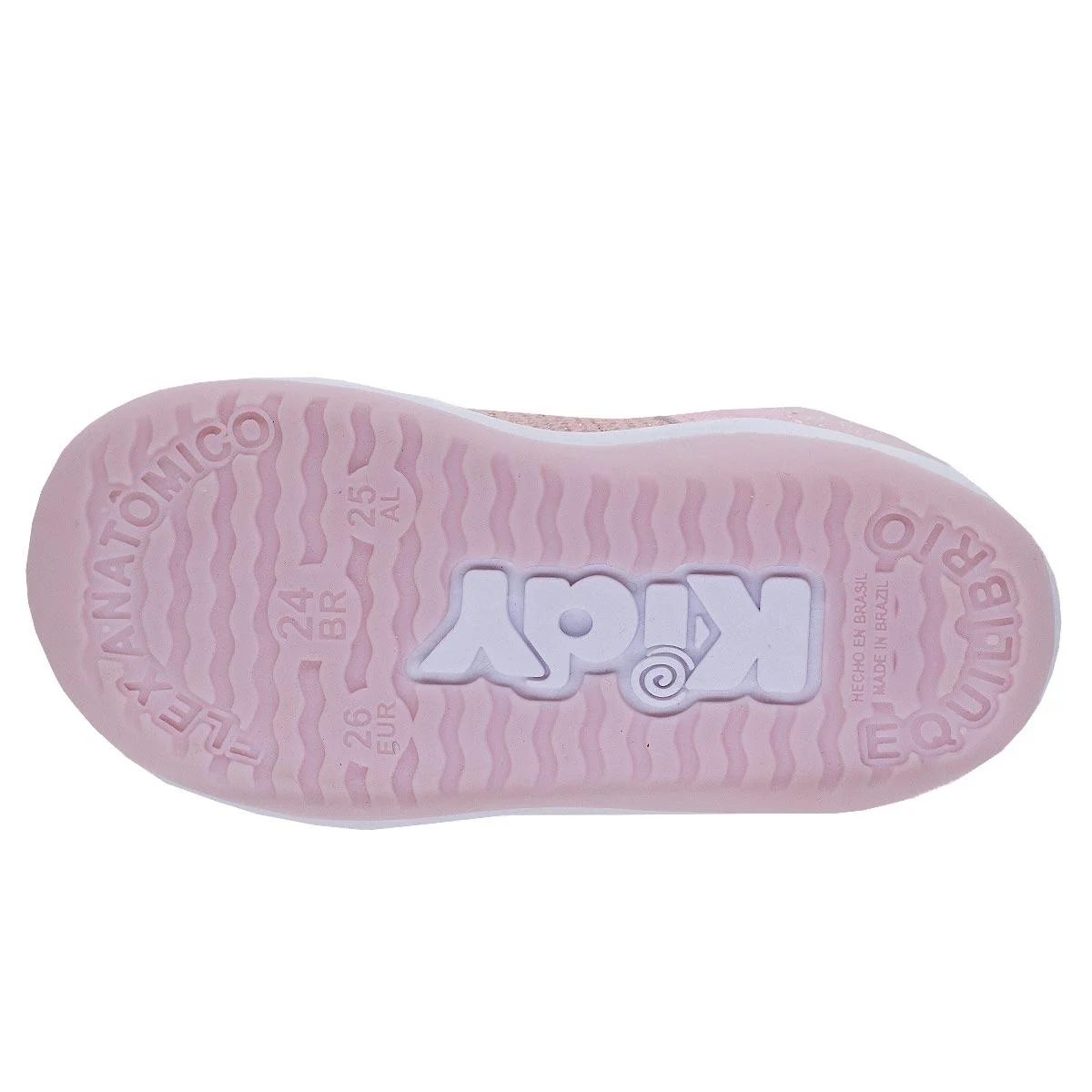Tênis Infantil Menina Kidy 008-1648 Rosa Rosa 4