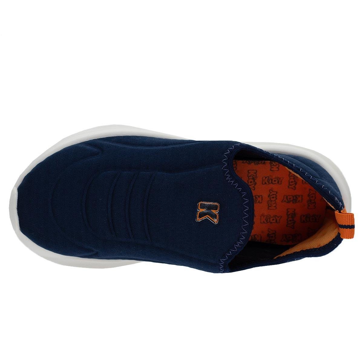 Tênis Slip On Infantil Menino Kidy 458-0002 Marinho Azul Marinho 3
