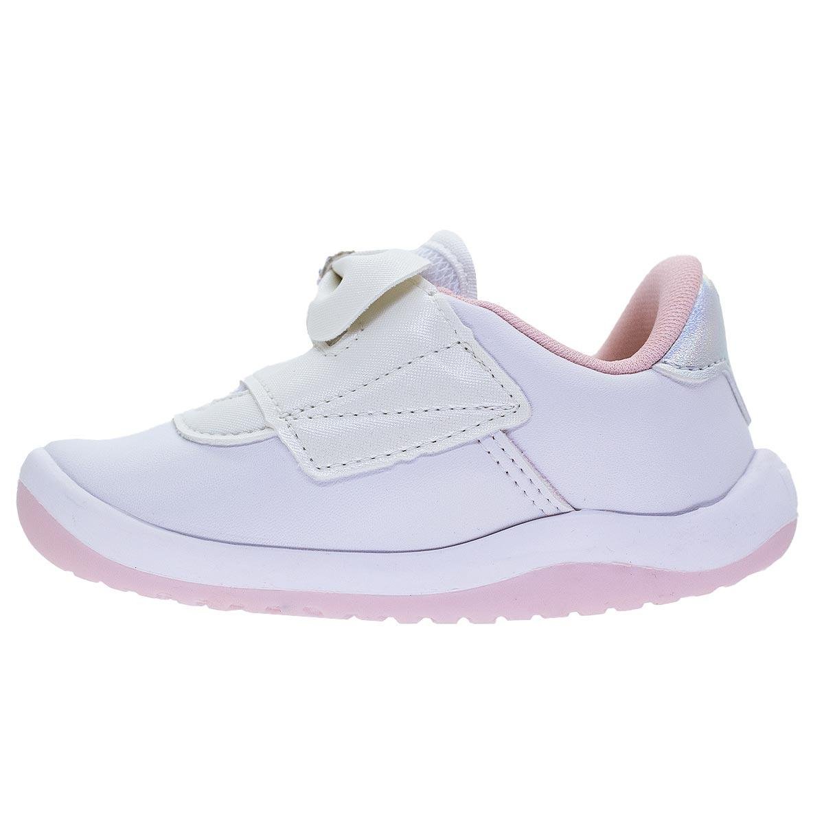 Tênis Infantil Menina Kidy 008-1650 Branco Branco 2